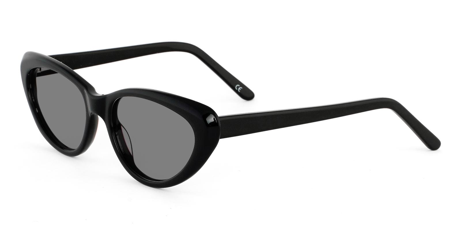 Botanist Black Acetate SpringHinges , Sunglasses , UniversalBridgeFit Frames from ABBE Glasses