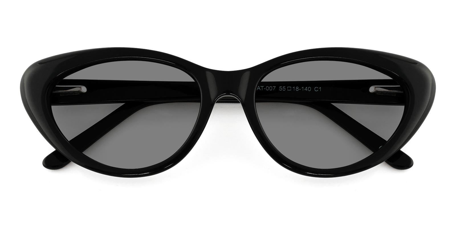 Botanist Black Acetate SpringHinges , Sunglasses , UniversalBridgeFit Frames from ABBE Glasses