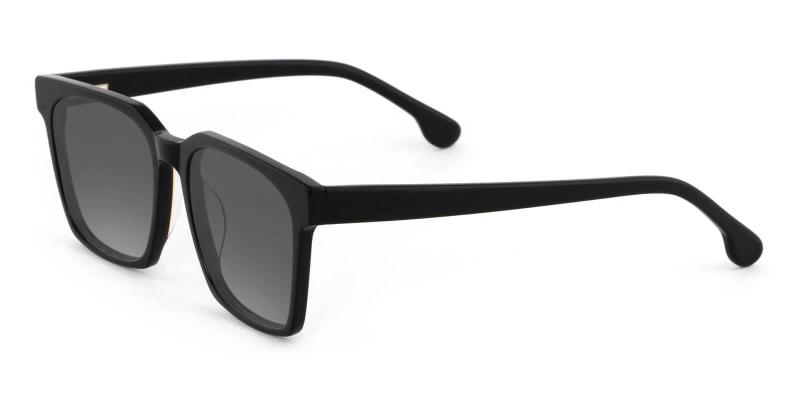 Black Nala - Acetate ,Universal Bridge Fit