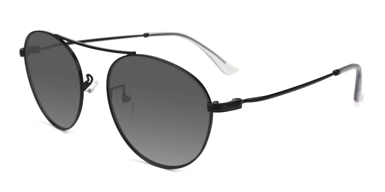 Daydream Black Metal Sunglasses , NosePads Frames from ABBE Glasses