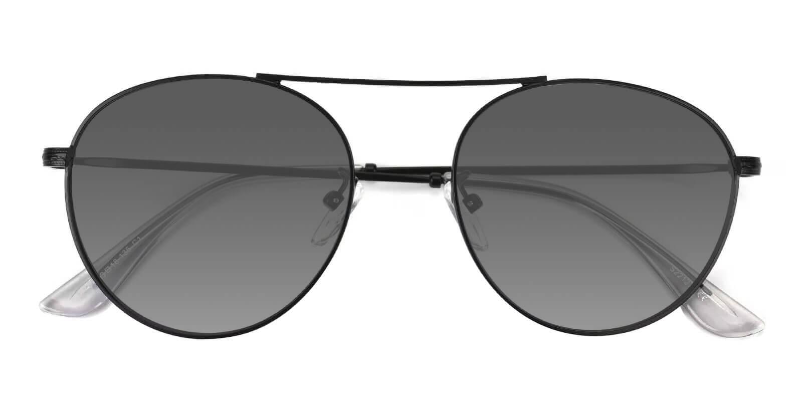 Daydream Black Metal Sunglasses , NosePads Frames from ABBE Glasses