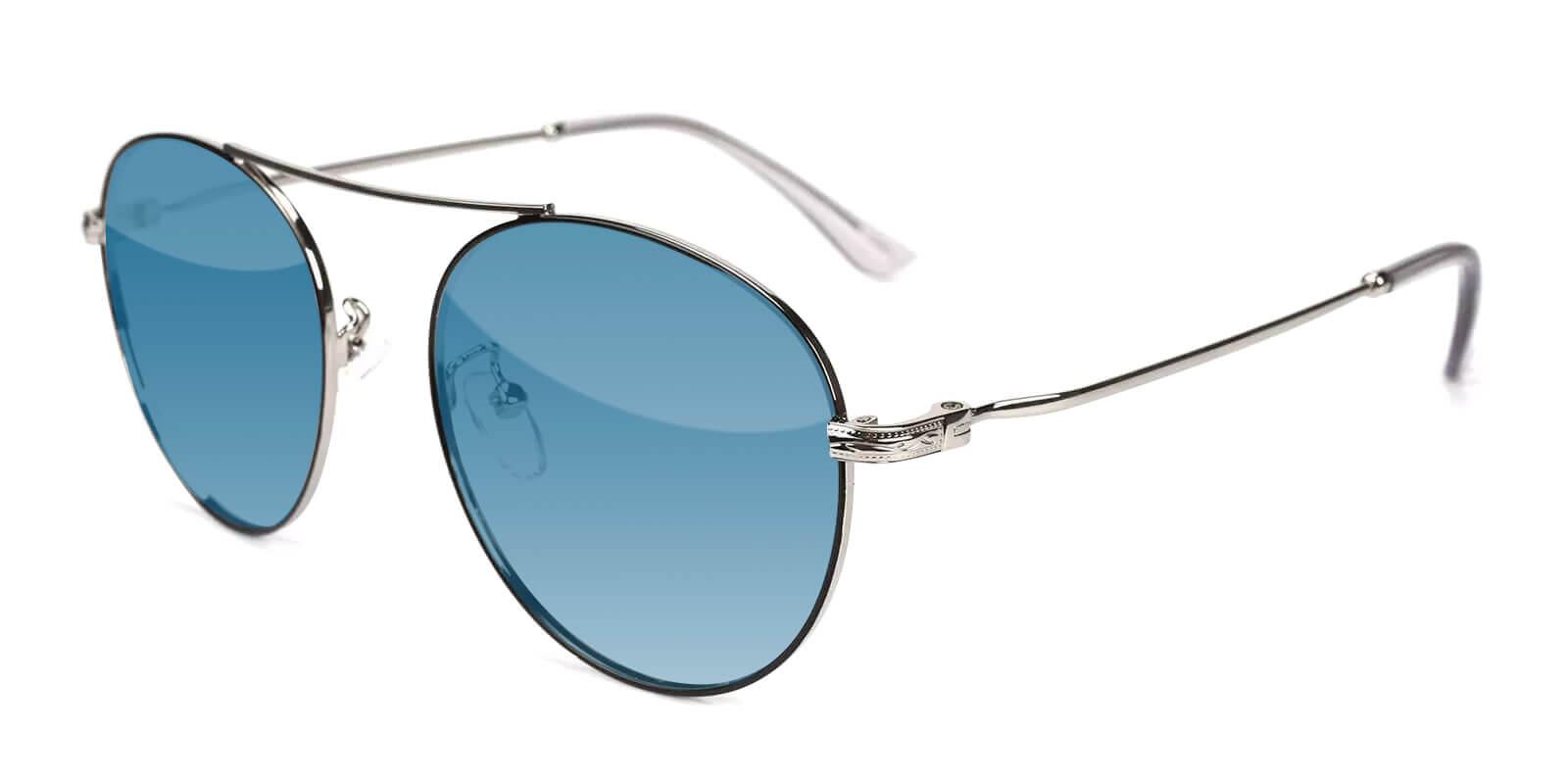 Daydream Silver Metal Sunglasses , NosePads Frames from ABBE Glasses