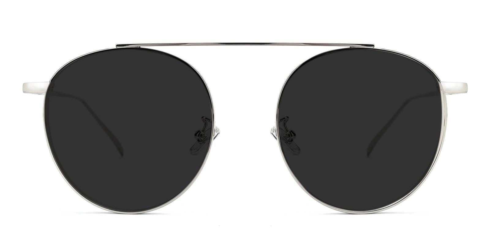 Octave Silver Metal Sunglasses , NosePads Frames from ABBE Glasses