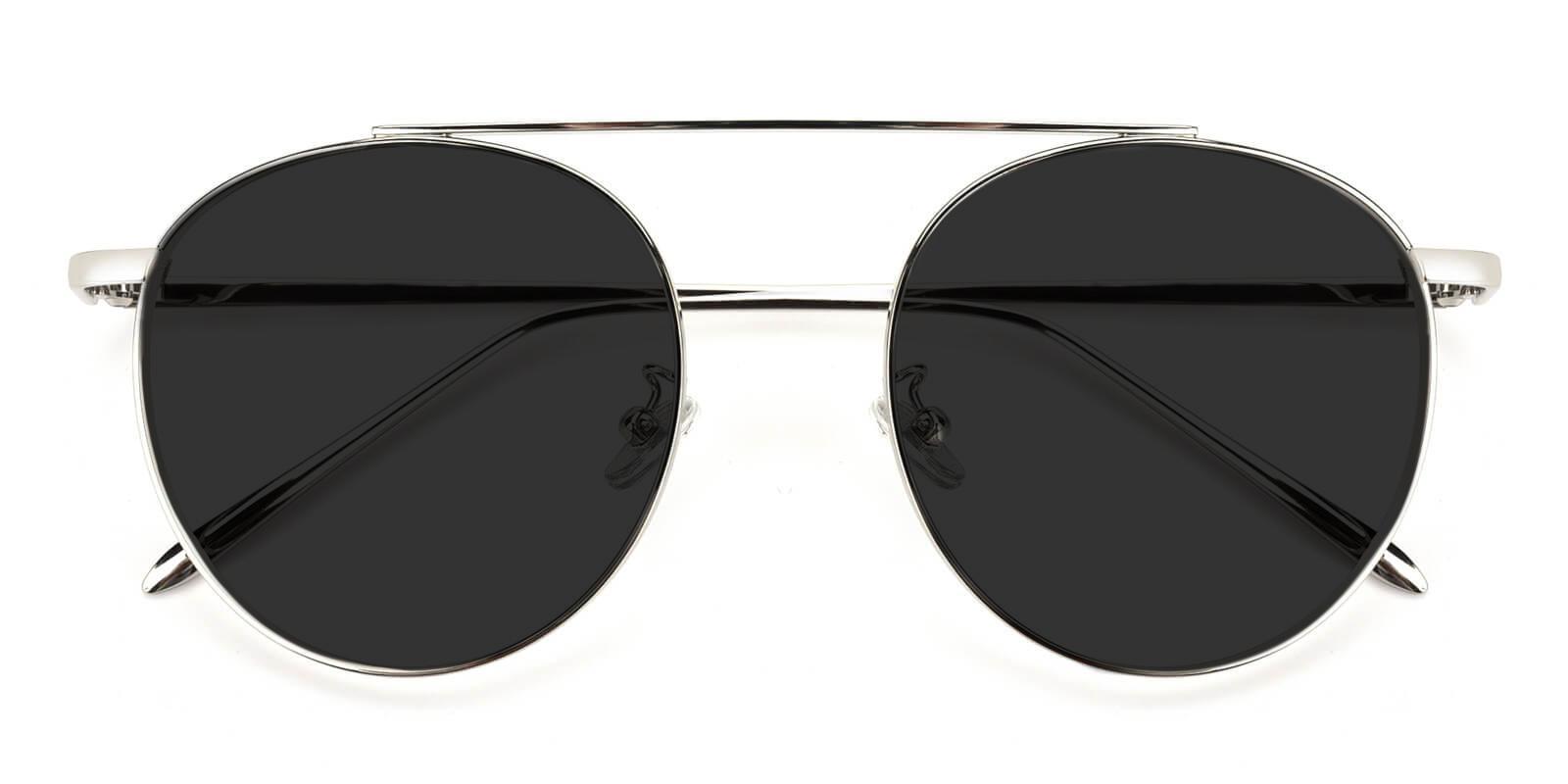 Octave Silver Metal Sunglasses , NosePads Frames from ABBE Glasses