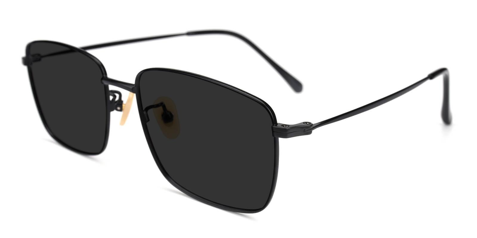 Synapse Black Titanium Sunglasses , Lightweight , NosePads Frames from ABBE Glasses