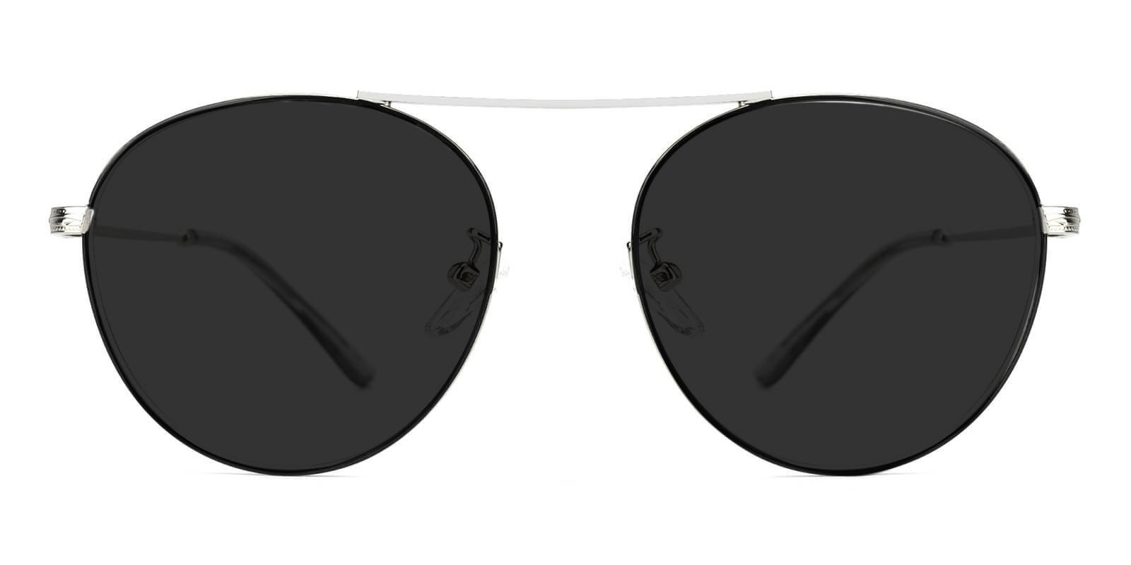 Cupertino Silver Metal Sunglasses , NosePads Frames from ABBE Glasses