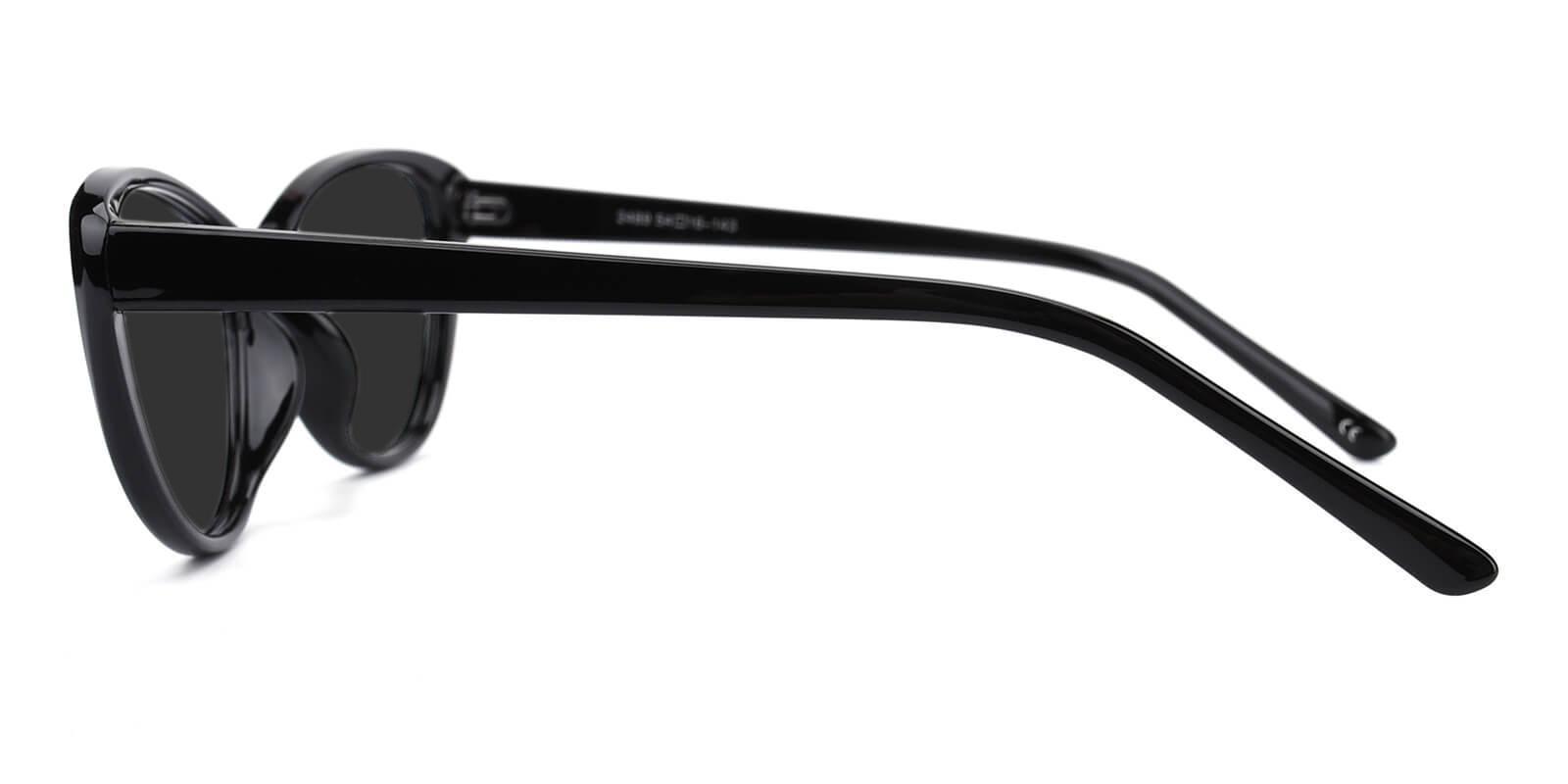 Morla Black Plastic Sunglasses , UniversalBridgeFit Frames from ABBE Glasses