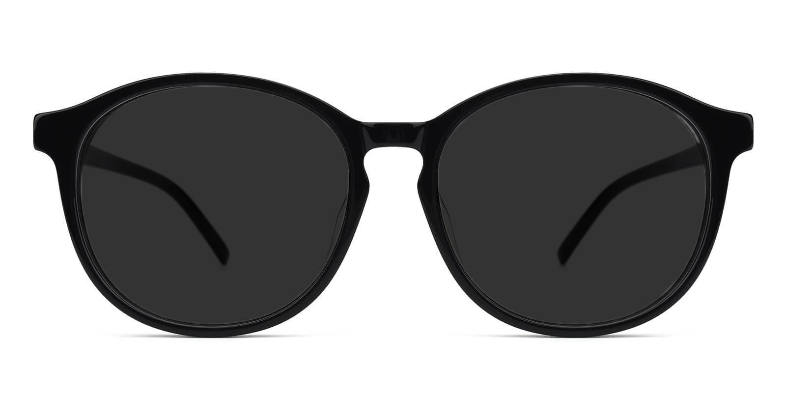 Sun Black Acetate Sunglasses , UniversalBridgeFit Frames from ABBE Glasses