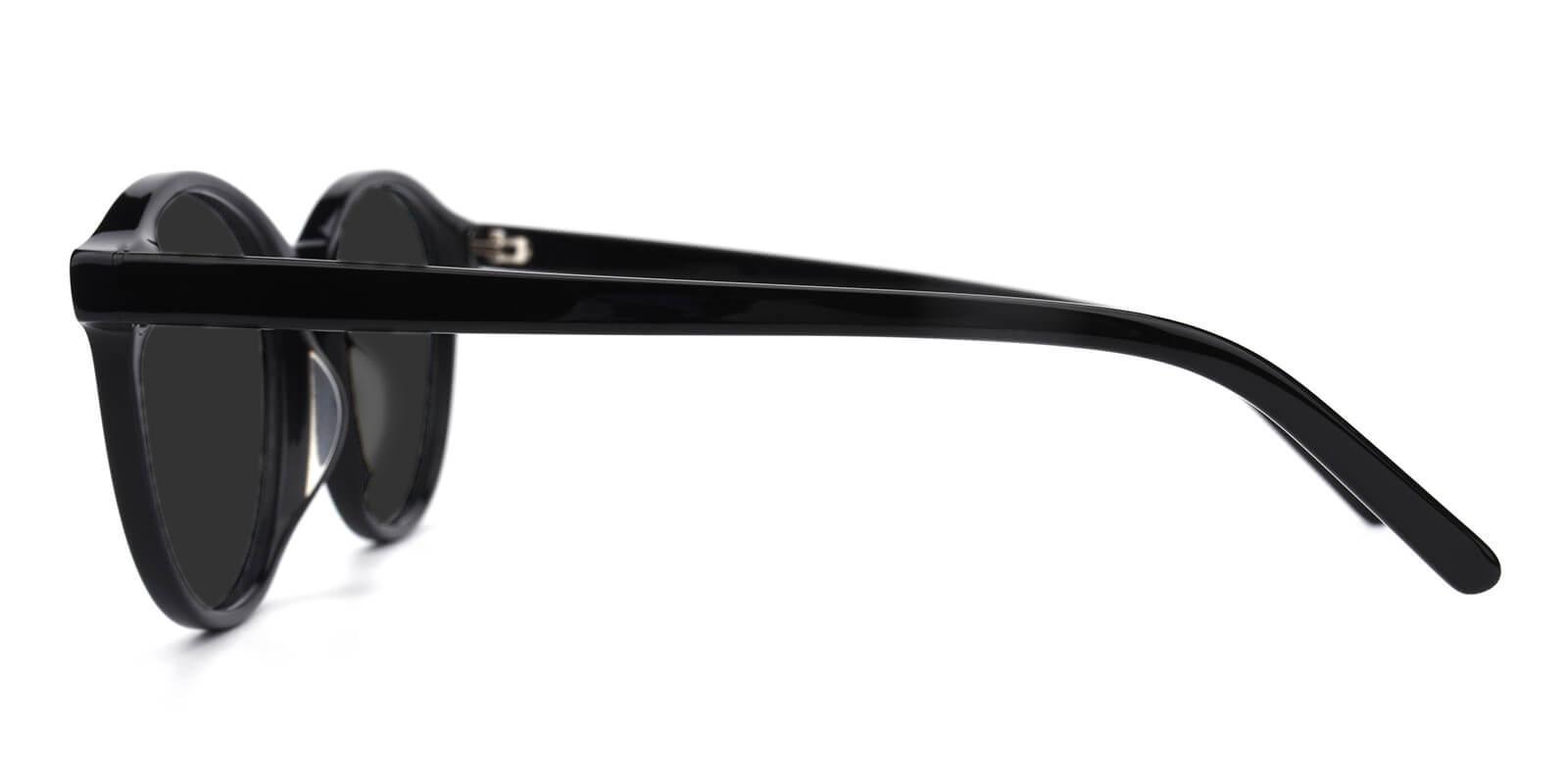 Sun Black Acetate Sunglasses , UniversalBridgeFit Frames from ABBE Glasses