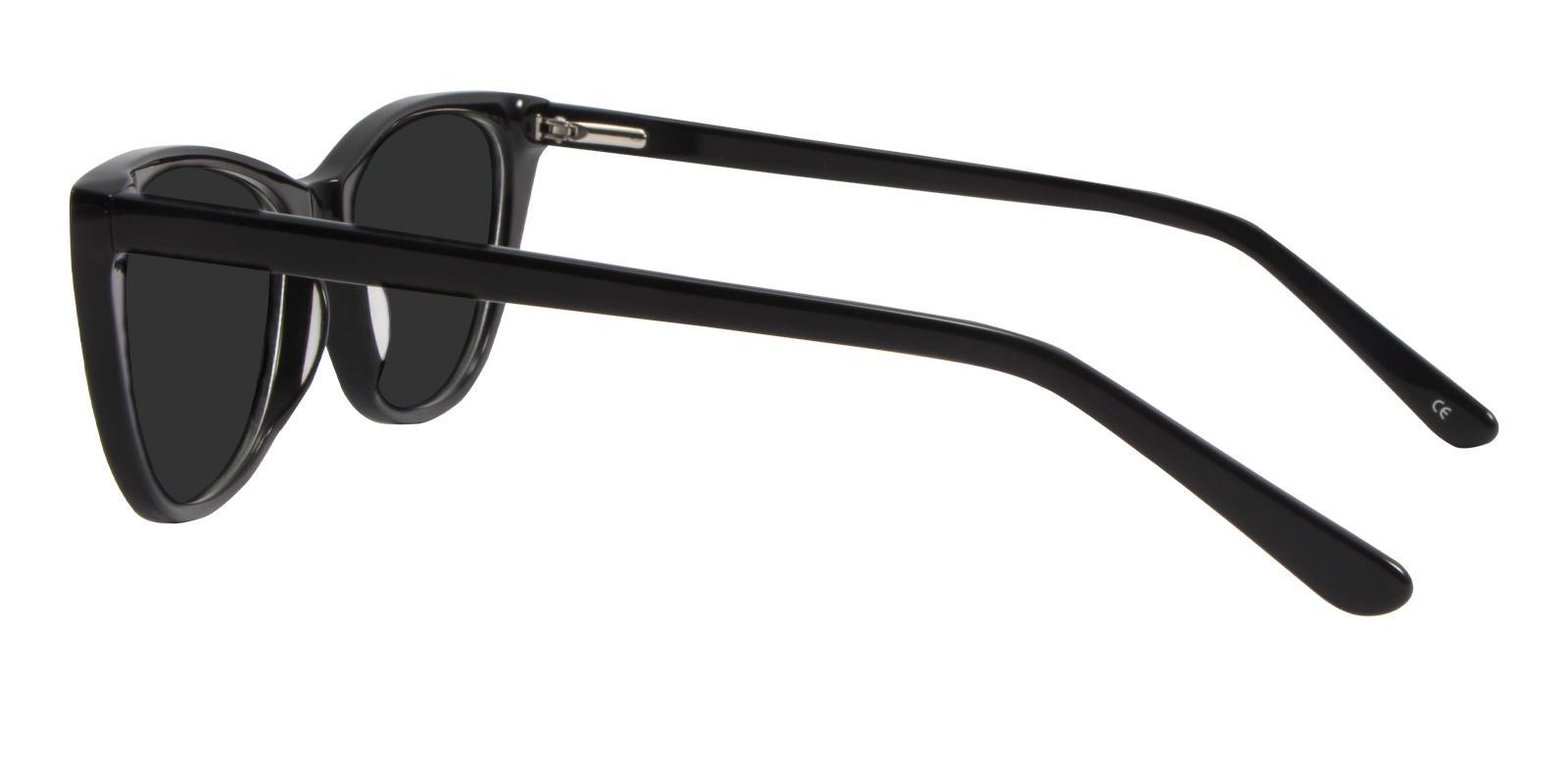 Ledger Black Acetate SpringHinges , Sunglasses , UniversalBridgeFit Frames from ABBE Glasses