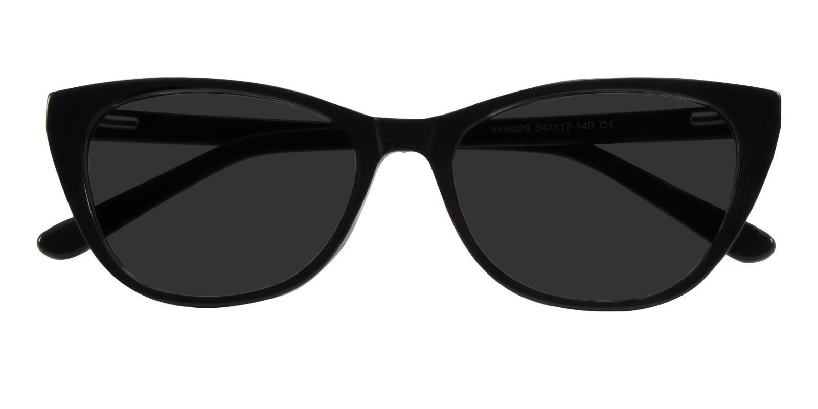 Ledger Black Acetate SpringHinges , Sunglasses , UniversalBridgeFit Frames from ABBE Glasses