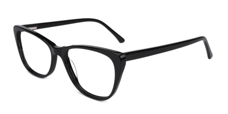 Black Yuke - Acetate ,Universal Bridge Fit