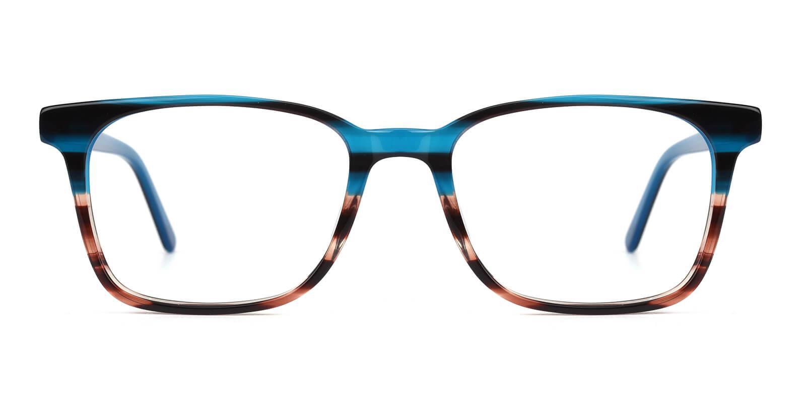 Reverb Blue Acetate Eyeglasses , SpringHinges , UniversalBridgeFit Frames from ABBE Glasses