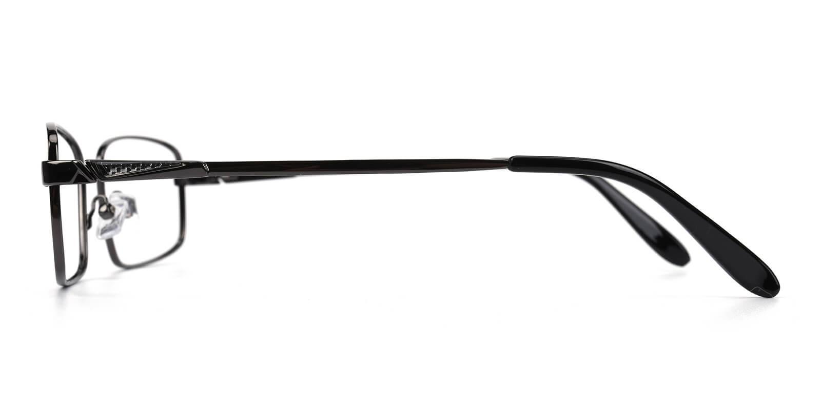 Providence Clip-On Gun Metal Eyeglasses , SpringHinges , NosePads Frames from ABBE Glasses