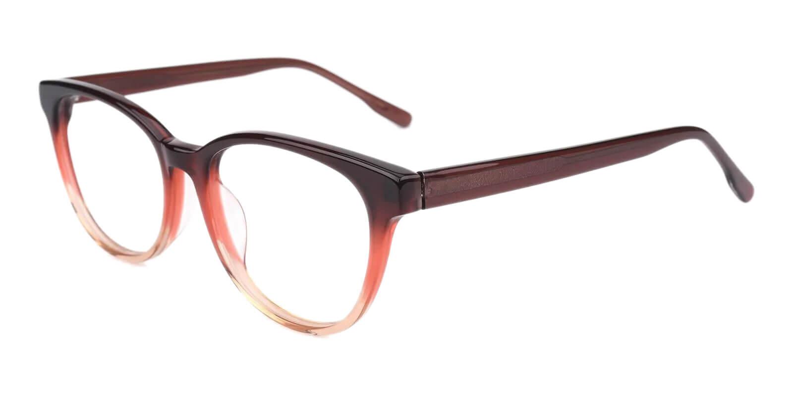 Bouquet Brown Acetate Eyeglasses , SpringHinges , UniversalBridgeFit Frames from ABBE Glasses