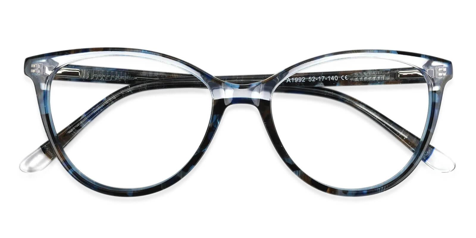 Magnus Multicolor Acetate Eyeglasses , SpringHinges , UniversalBridgeFit Frames from ABBE Glasses