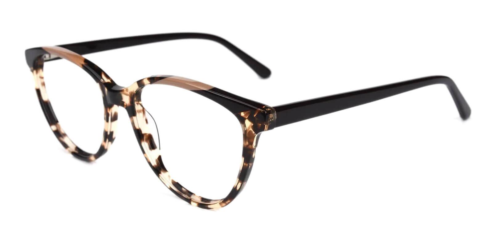 Joanne Leopard Acetate Eyeglasses , SpringHinges , UniversalBridgeFit Frames from ABBE Glasses