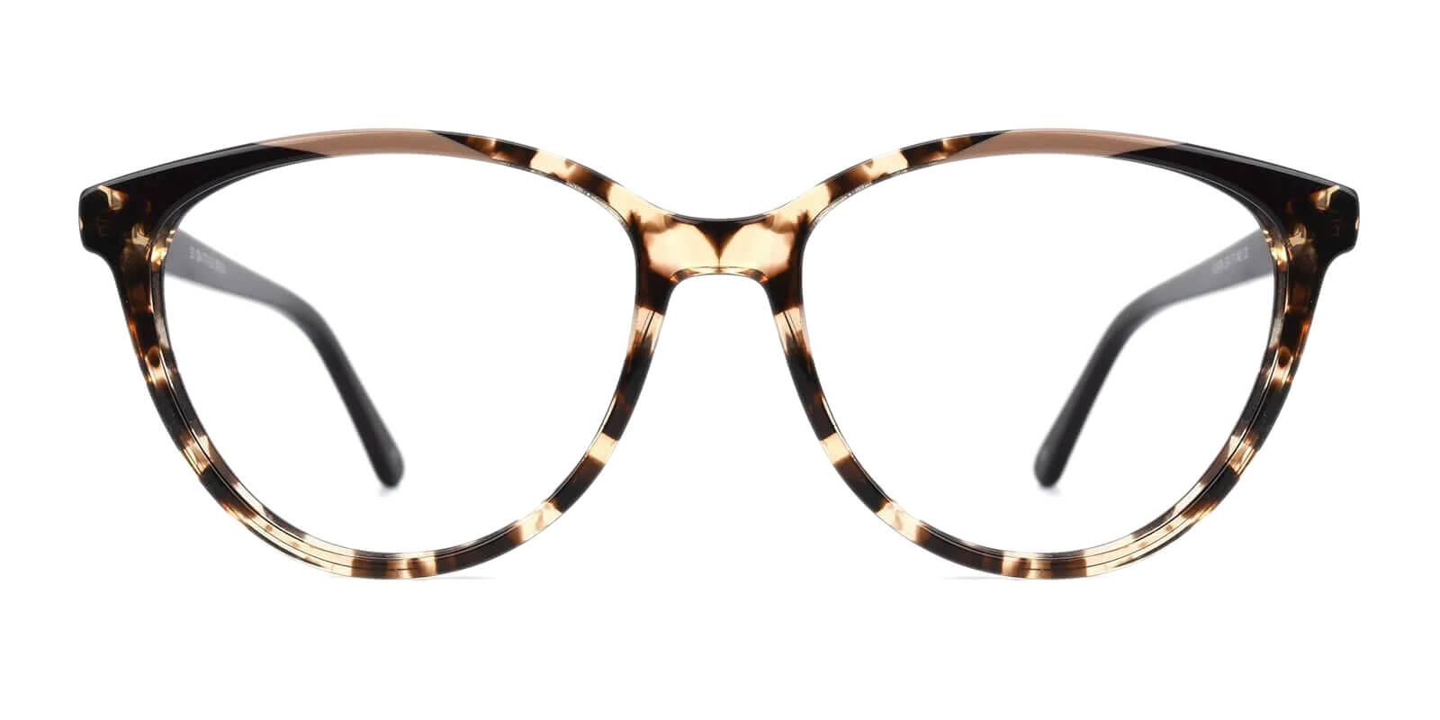 Joanne Leopard Acetate Eyeglasses , SpringHinges , UniversalBridgeFit Frames from ABBE Glasses