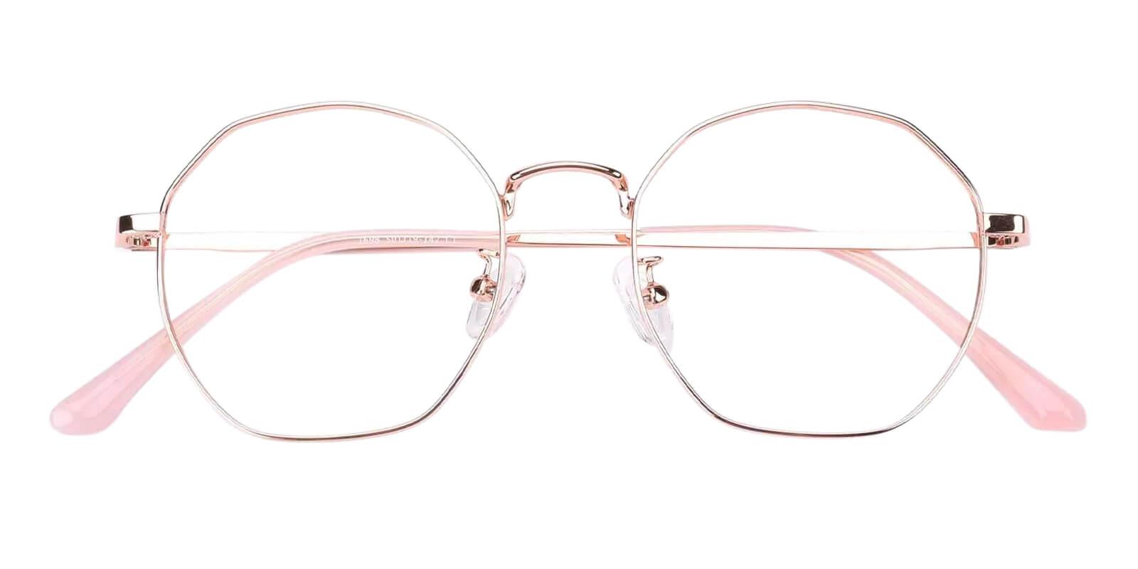 Jadeite Gold Metal Eyeglasses , Fashion , NosePads Frames from ABBE Glasses