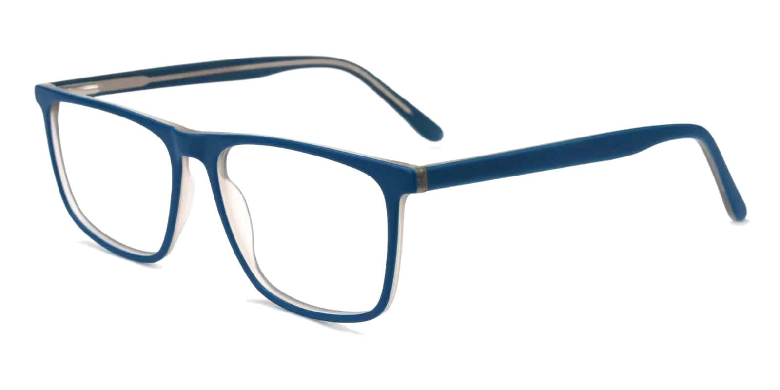 Doris Blue Acetate Eyeglasses , Fashion , SpringHinges , UniversalBridgeFit Frames from ABBE Glasses