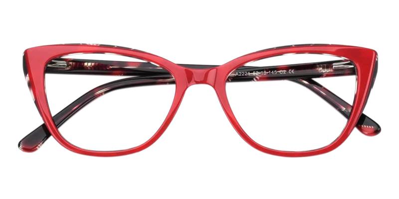 Teddy Red  Frames from ABBE Glasses