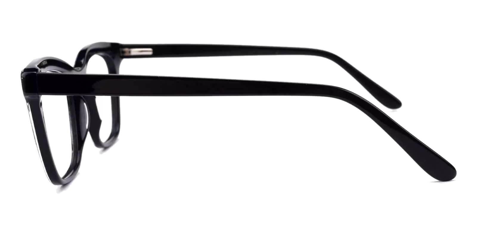 Kate Black Acetate Eyeglasses , Fashion , SpringHinges , UniversalBridgeFit Frames from ABBE Glasses