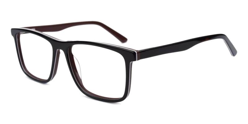 Brown Fay - Acetate ,Universal Bridge Fit