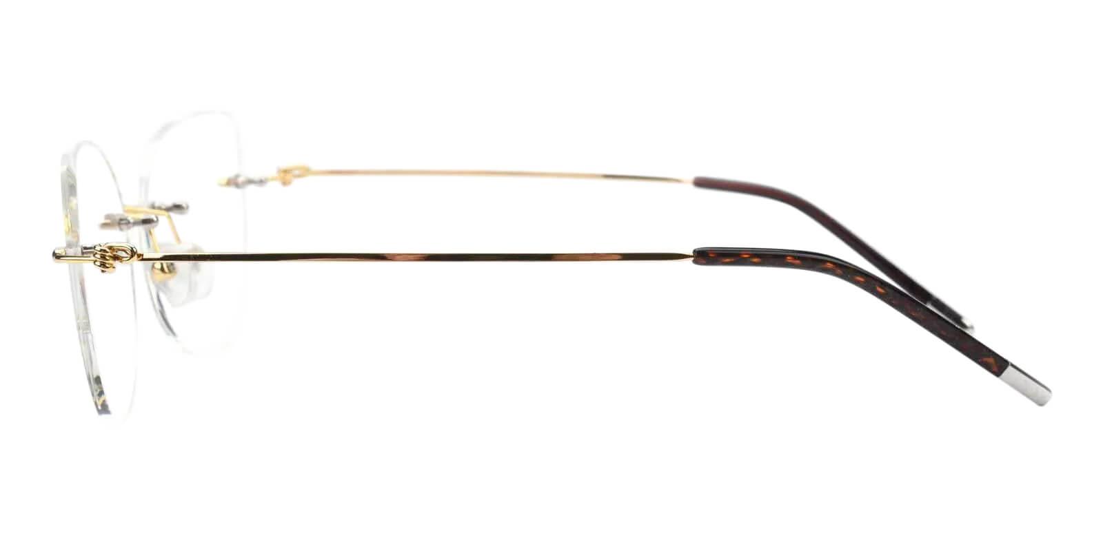 Karma Gold Metal Eyeglasses , Fashion , NosePads Frames from ABBE Glasses