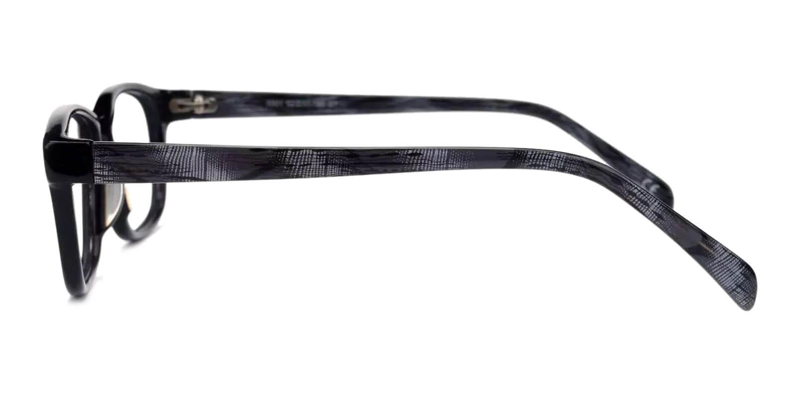 Emmi Black Acetate Eyeglasses , Fashion , UniversalBridgeFit Frames from ABBE Glasses