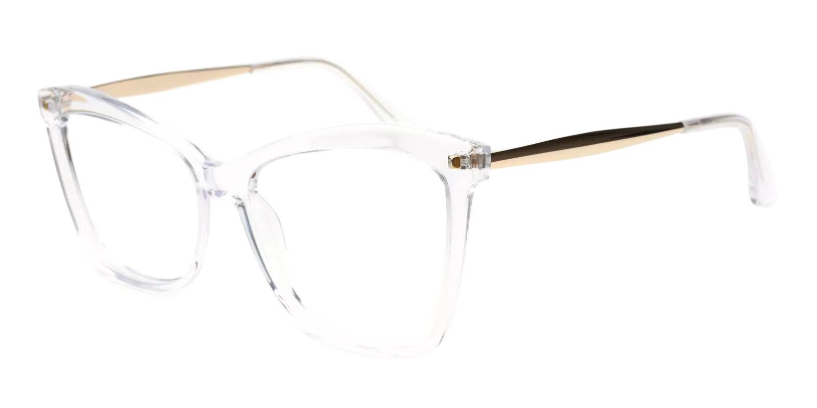 Bertha Translucent Acetate , Metal Eyeglasses , Fashion , UniversalBridgeFit Frames from ABBE Glasses