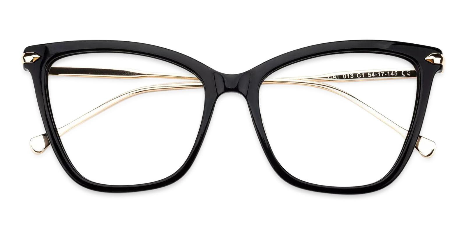 Gosse Black Acetate , Metal Eyeglasses , Fashion , UniversalBridgeFit Frames from ABBE Glasses