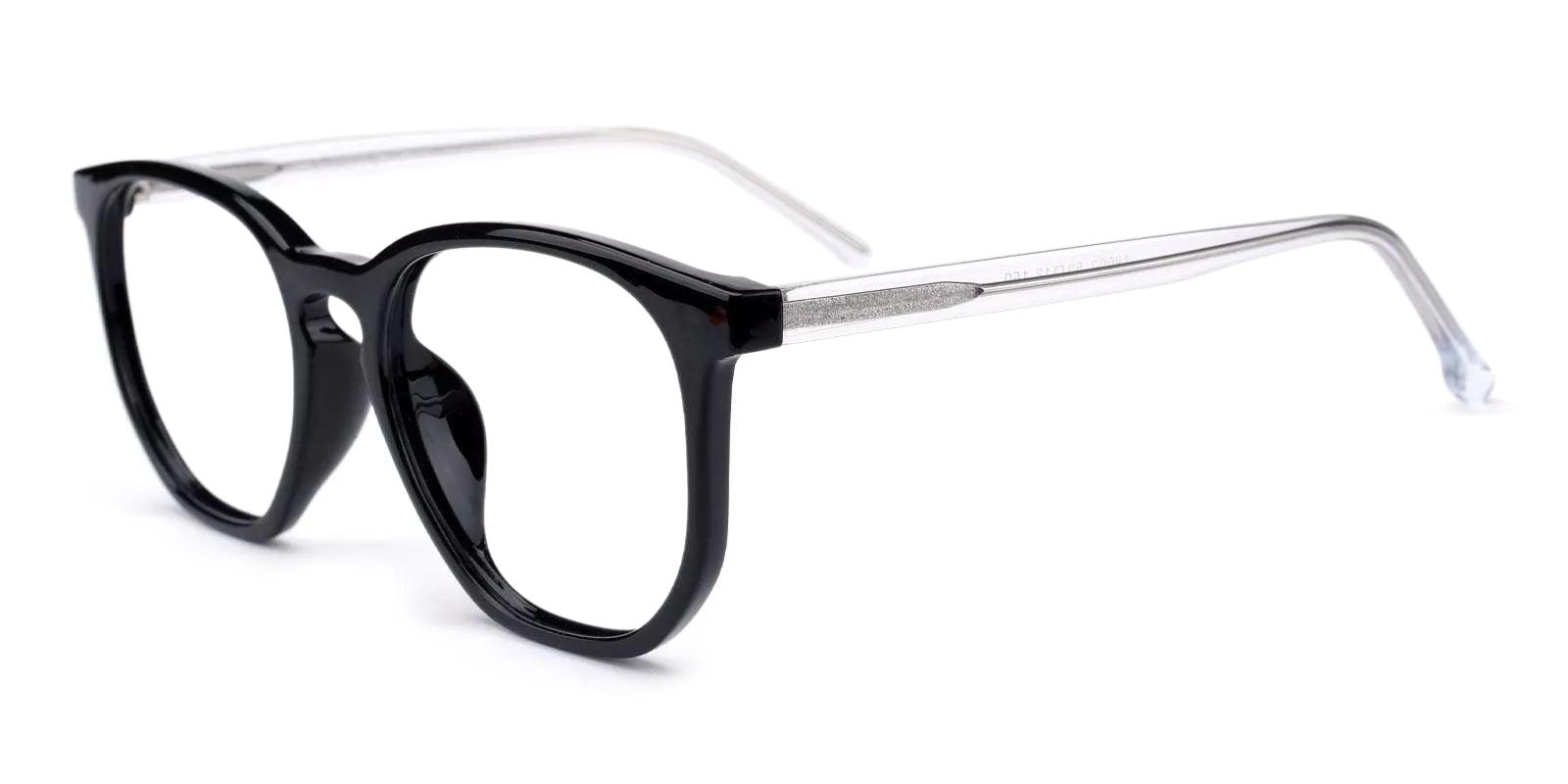 Russell Black TR Eyeglasses , Fashion , UniversalBridgeFit Frames from ABBE Glasses