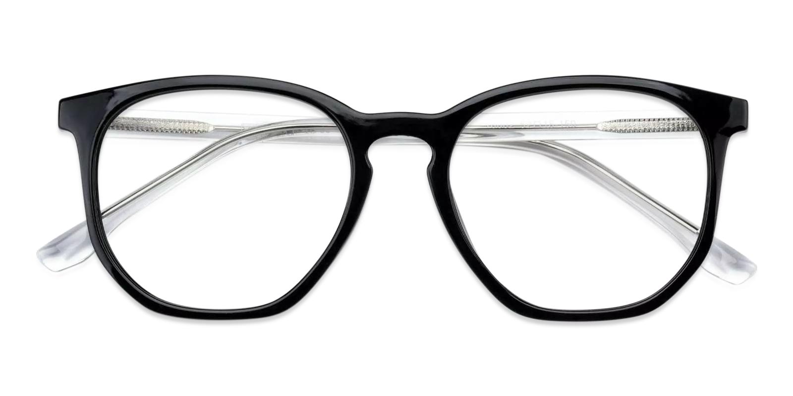 Russell Black TR Eyeglasses , Fashion , UniversalBridgeFit Frames from ABBE Glasses