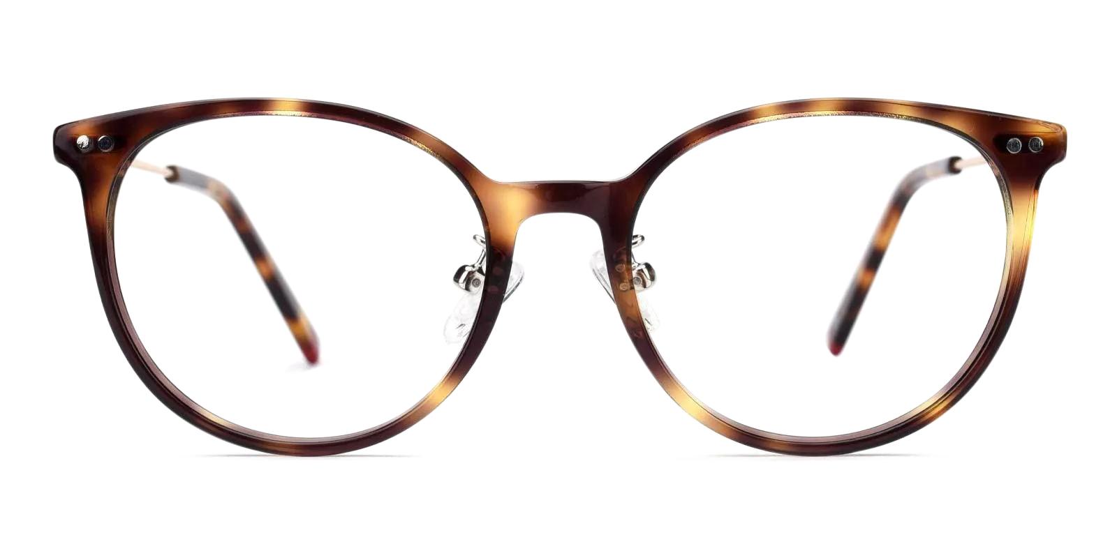 Lenny Leopard Combination Eyeglasses , Fashion , NosePads Frames from ABBE Glasses