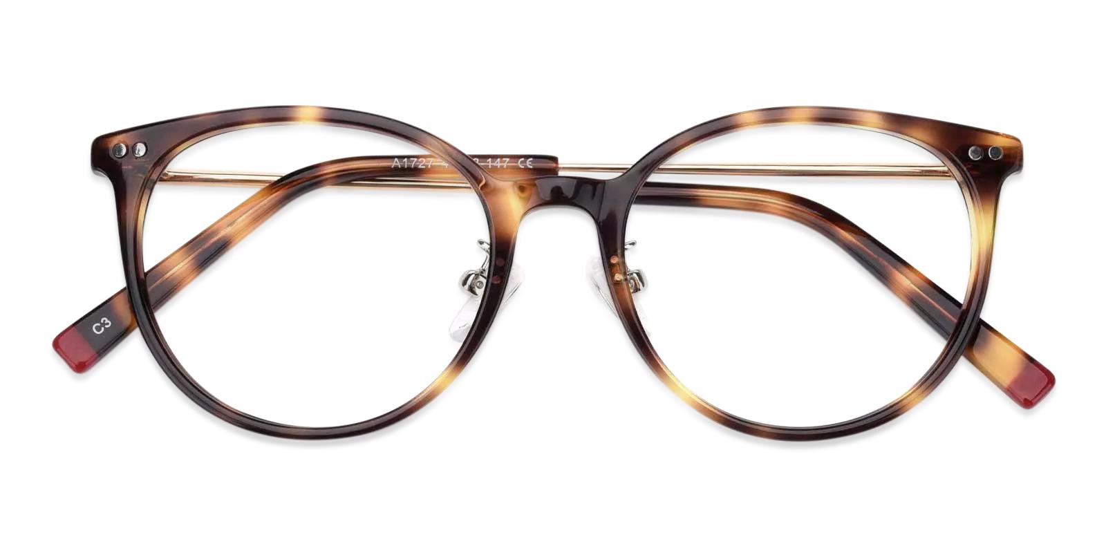 Lenny Leopard Combination Eyeglasses , Fashion , NosePads Frames from ABBE Glasses