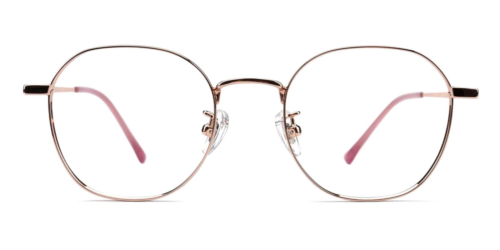 Community Pink Metal Eyeglasses , Fashion , NosePads Frames from ABBE Glasses