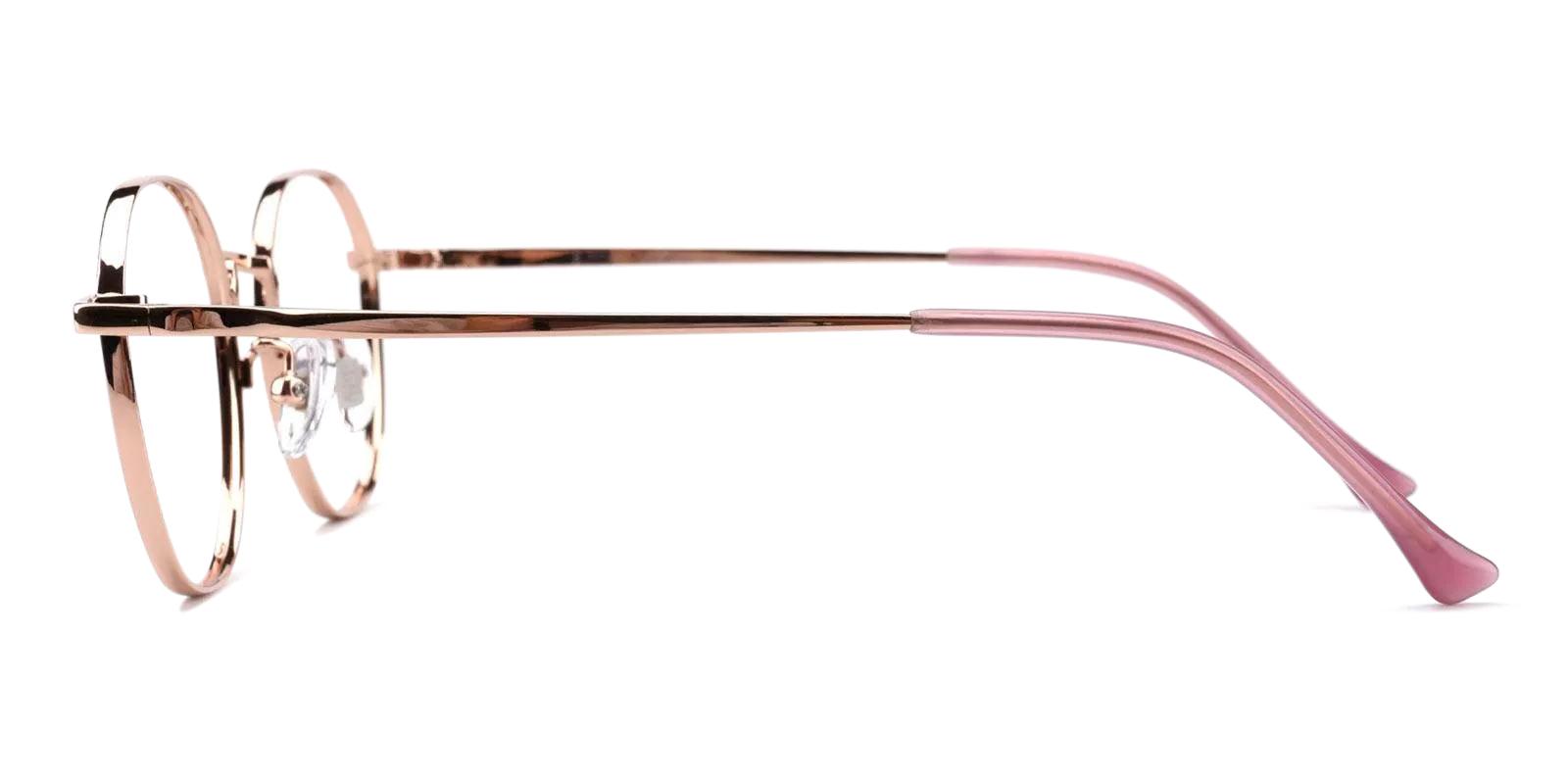 Community Pink Metal Eyeglasses , Fashion , NosePads Frames from ABBE Glasses