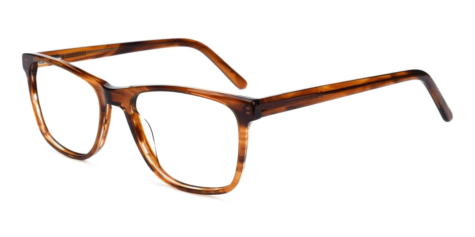 Esther Brown Acetate Eyeglasses , Fashion , SpringHinges , UniversalBridgeFit Frames from ABBE Glasses