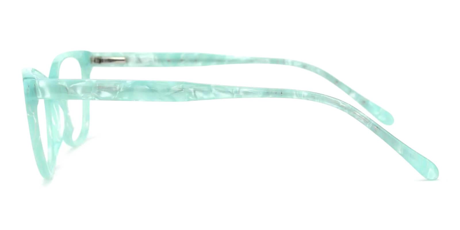 Spindan Green Acetate Eyeglasses , Fashion , SpringHinges , UniversalBridgeFit Frames from ABBE Glasses