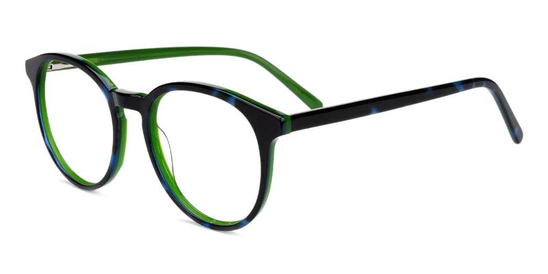 Green Tammy - Acetate ,Universal Bridge Fit