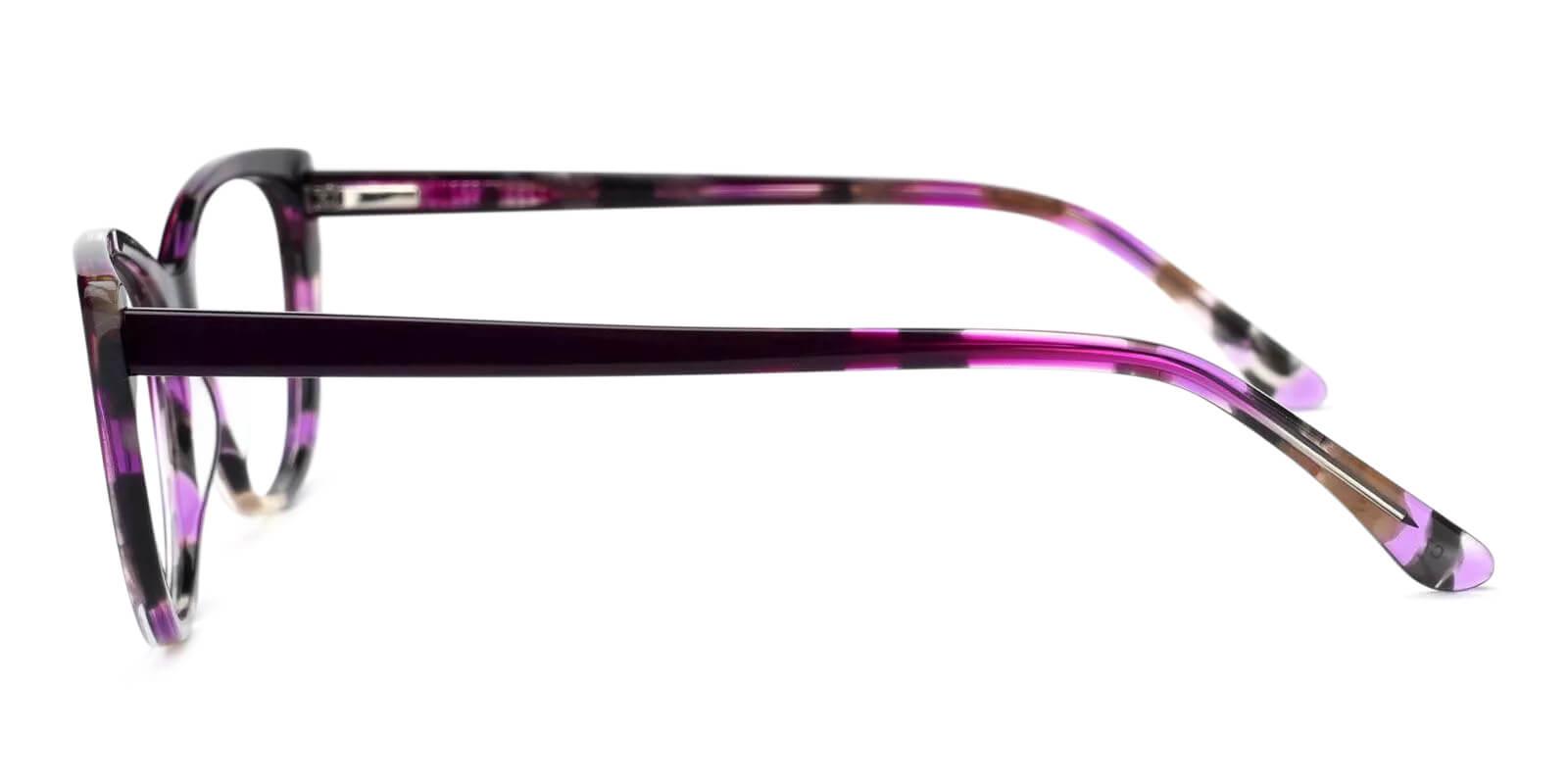 Freda Purple Acetate Eyeglasses , Fashion , SpringHinges , UniversalBridgeFit Frames from ABBE Glasses