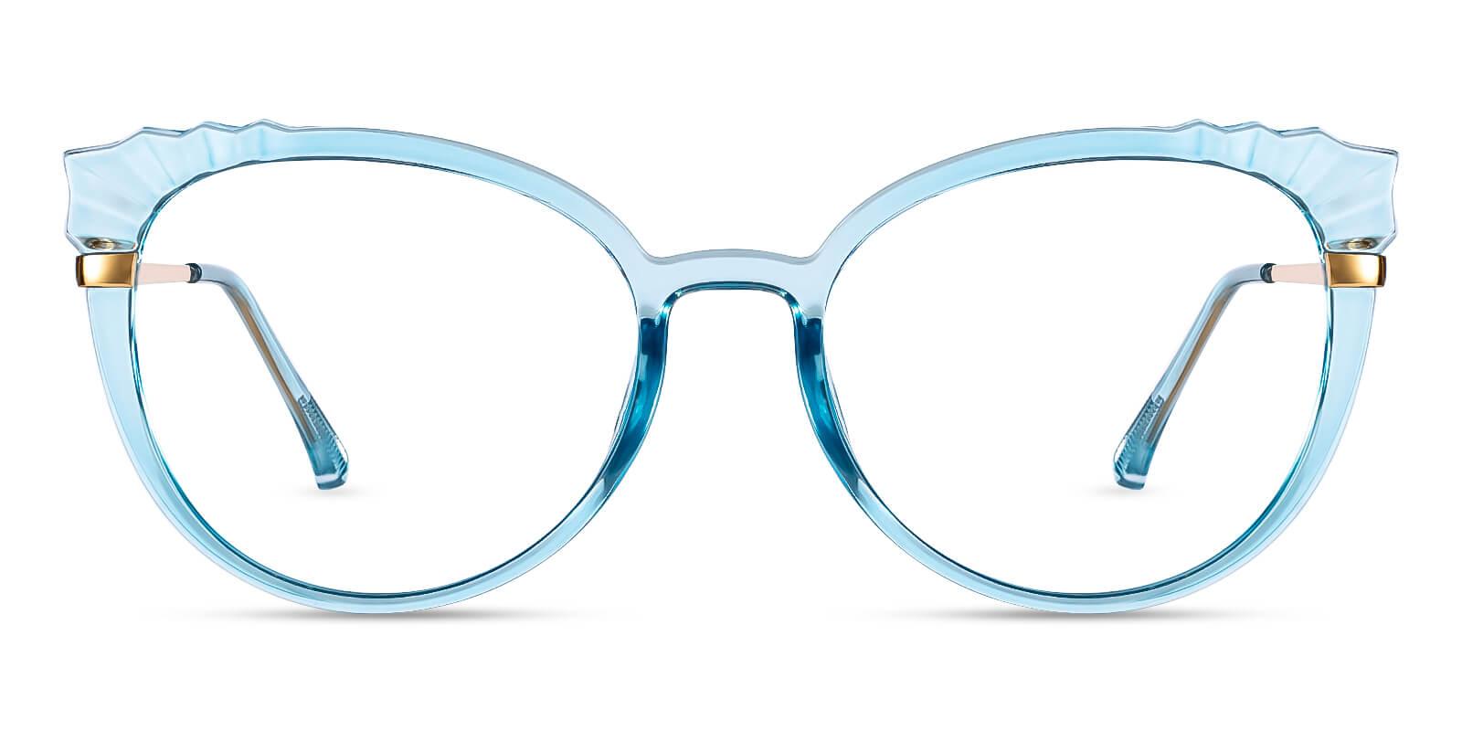 Iconic Blue Combination Eyeglasses , Fashion , SpringHinges , UniversalBridgeFit Frames from ABBE Glasses