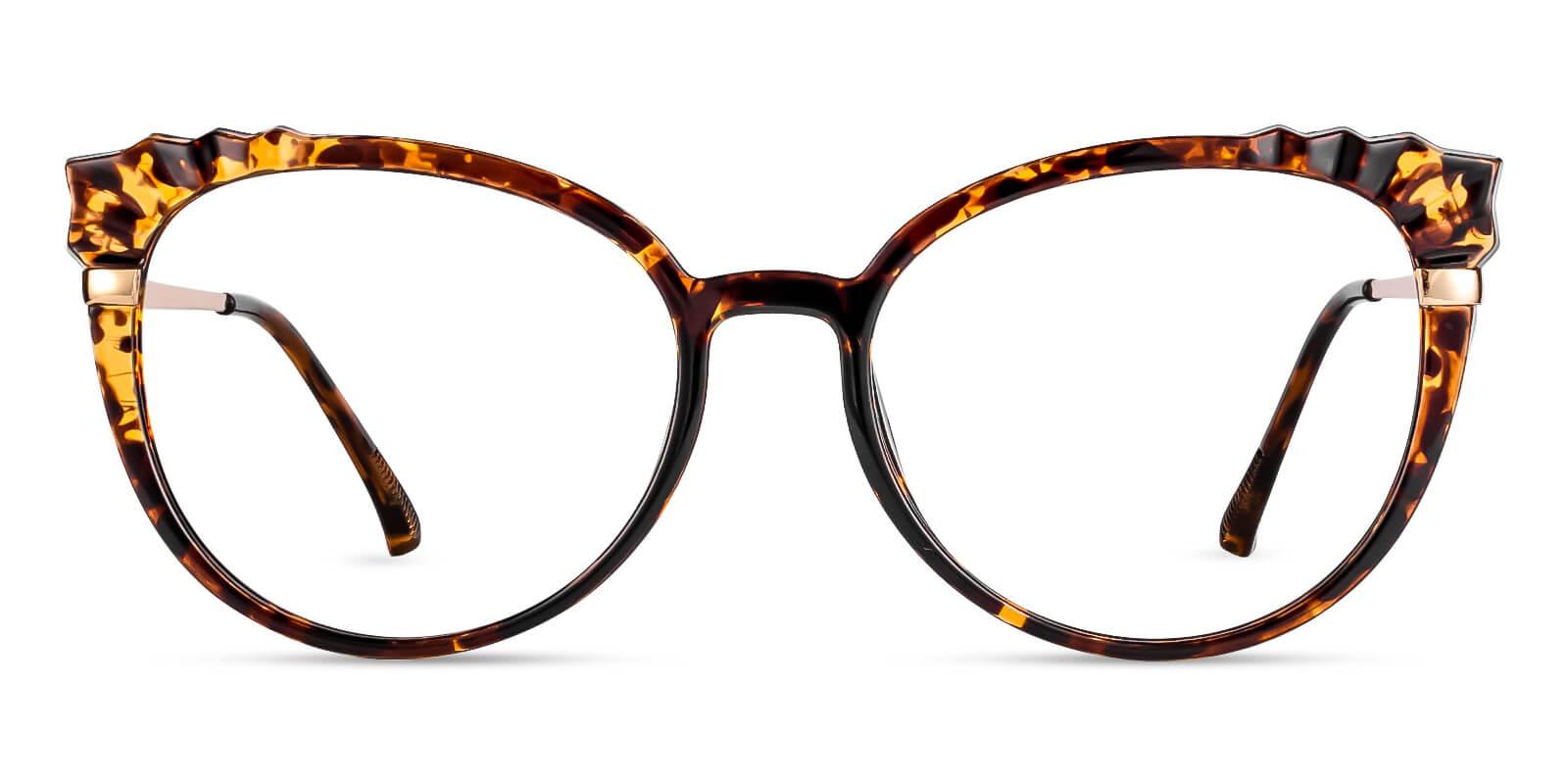 Iconic Tortoise Combination Eyeglasses , Fashion , SpringHinges , UniversalBridgeFit Frames from ABBE Glasses