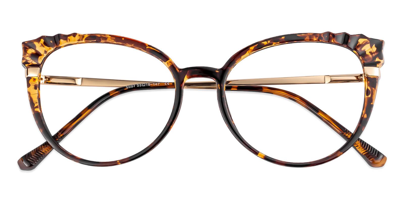 Iconic Tortoise Combination Eyeglasses , Fashion , SpringHinges , UniversalBridgeFit Frames from ABBE Glasses