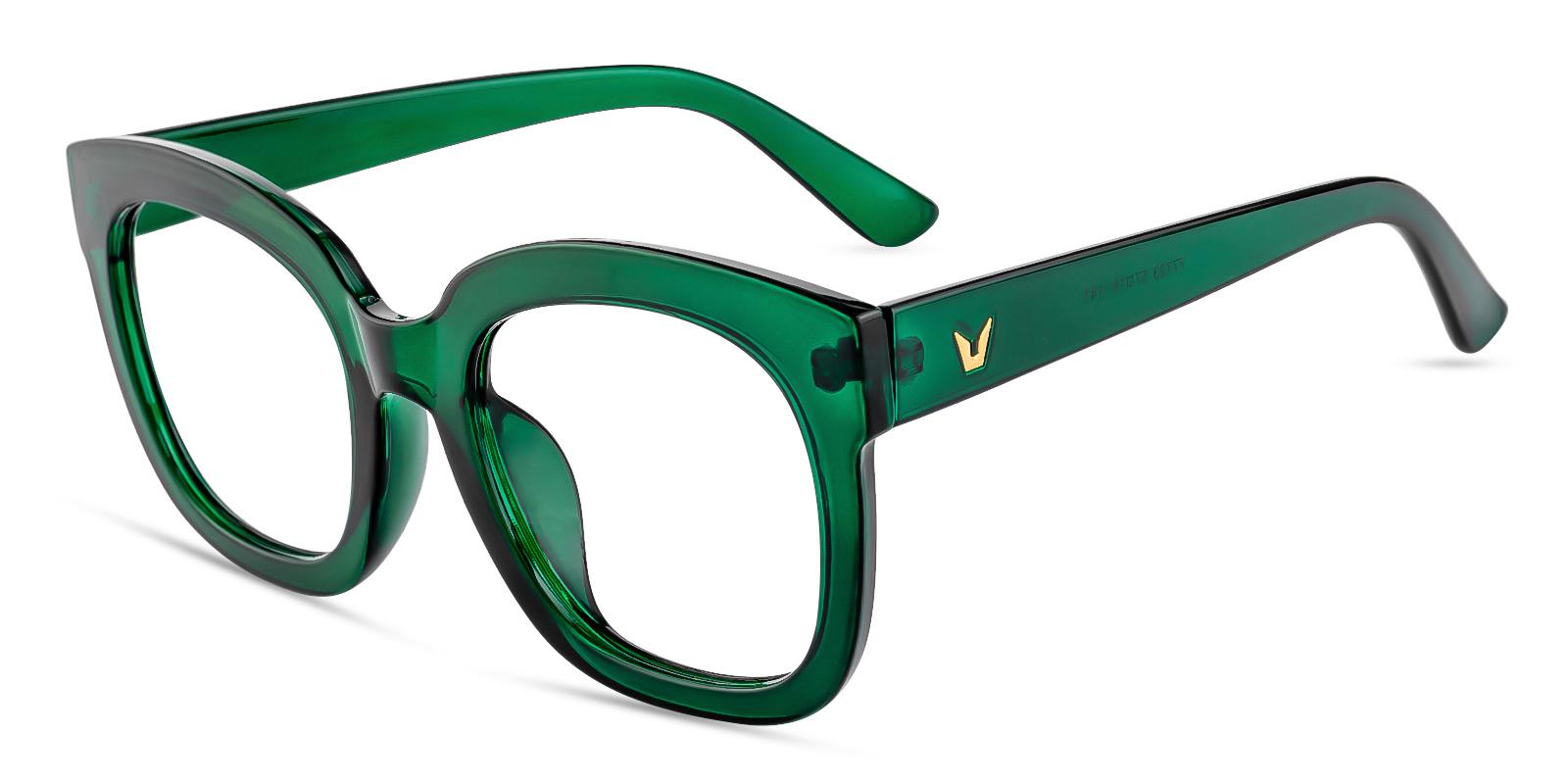 Gala Green Plastic Eyeglasses , Fashion , UniversalBridgeFit Frames from ABBE Glasses