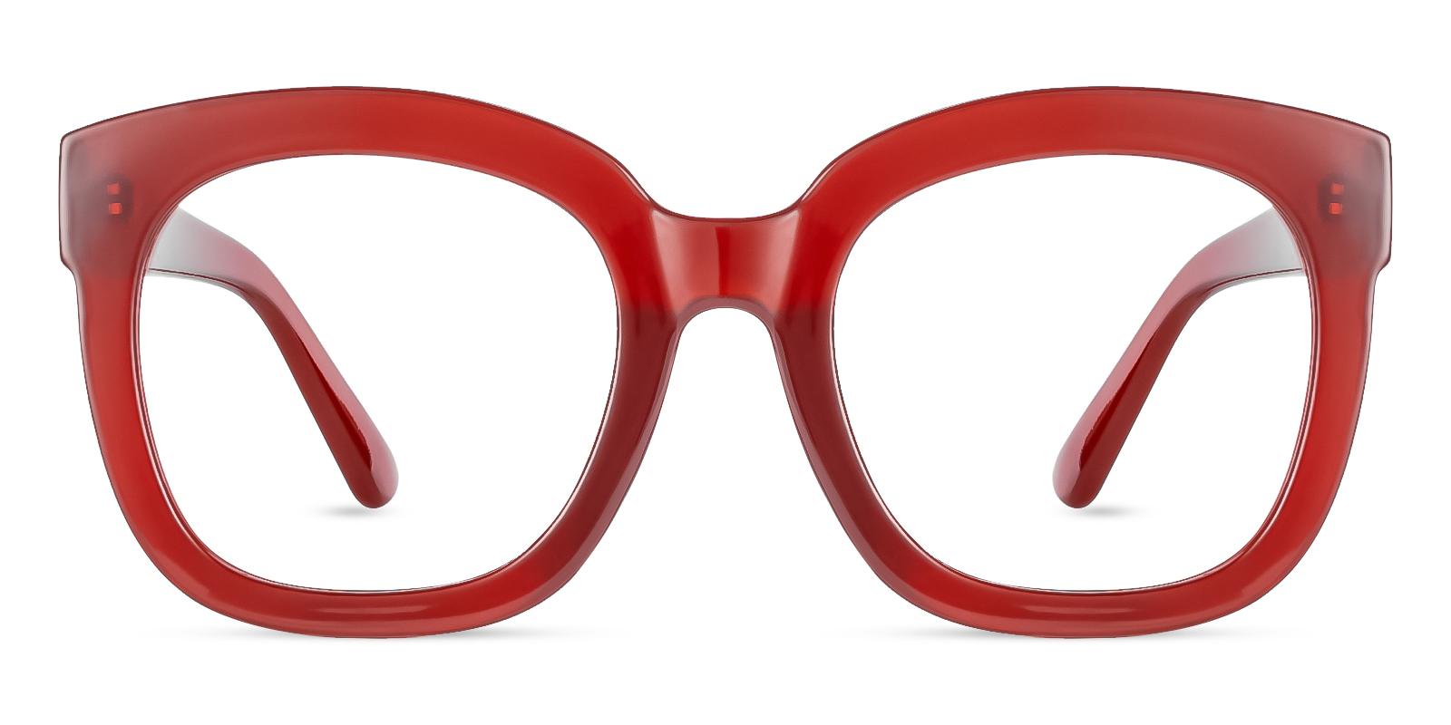 Gala Red Plastic Eyeglasses , Fashion , UniversalBridgeFit Frames from ABBE Glasses