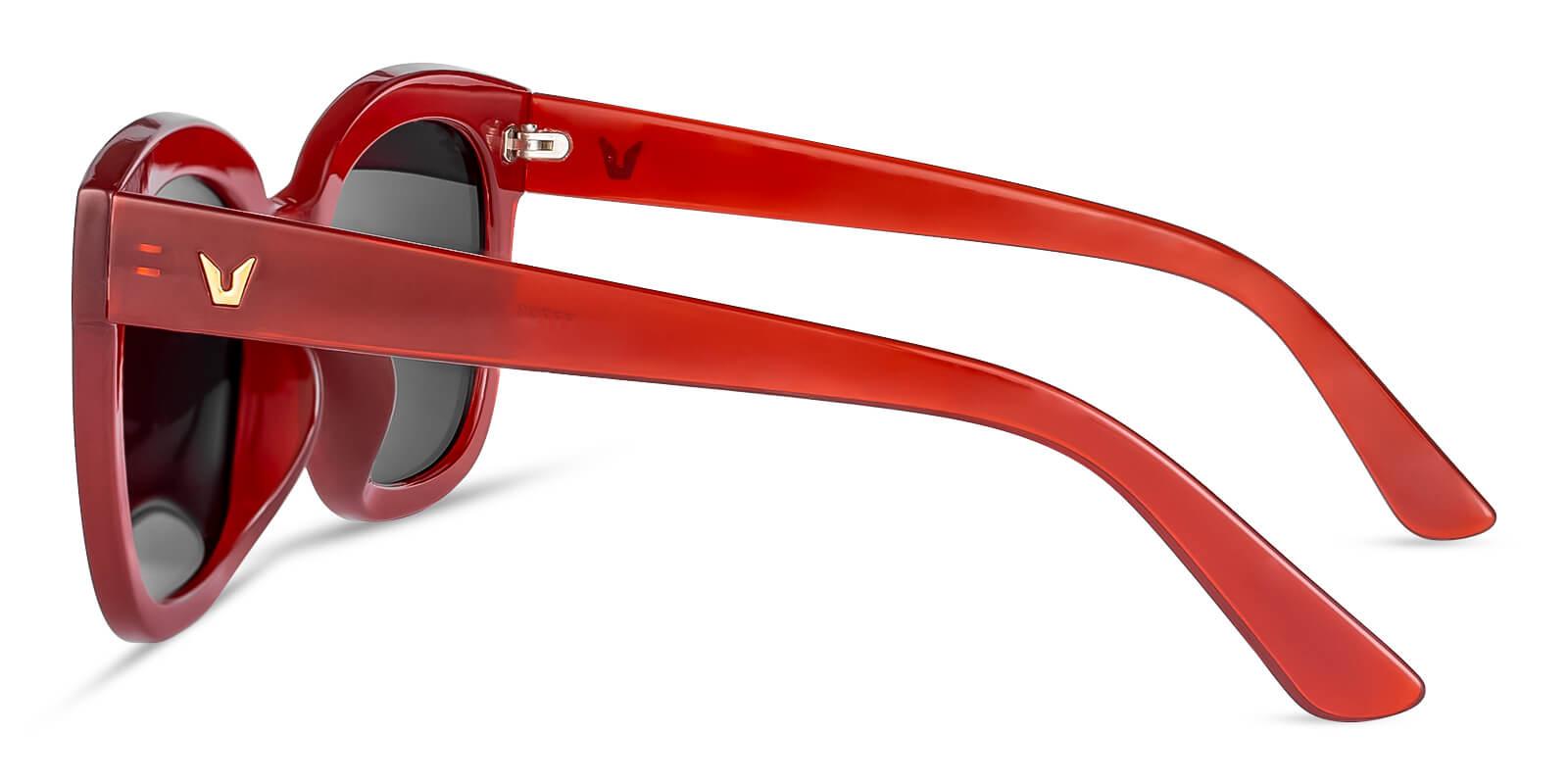 Kudos Red Plastic Fashion , Sunglasses Frames from ABBE Glasses