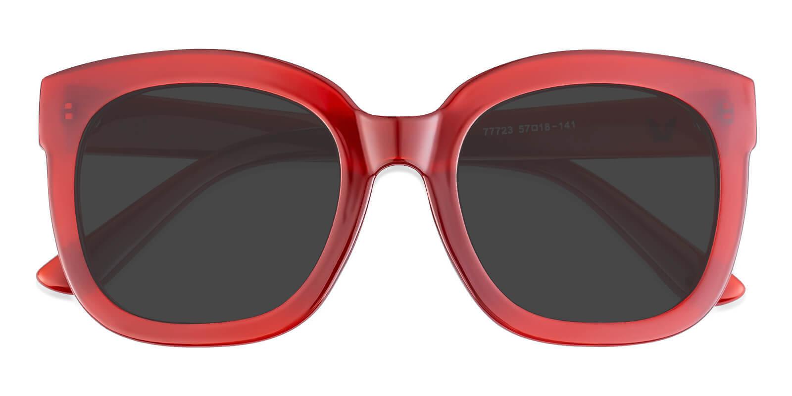 Kudos Red Plastic Fashion , Sunglasses Frames from ABBE Glasses