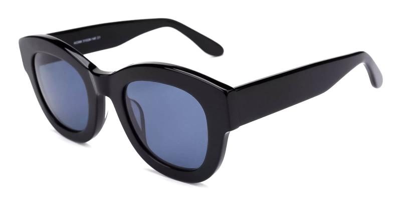 Black Meridian - Acetate ,Universal Bridge Fit