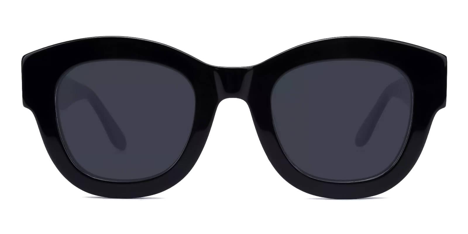 Meridian Black Acetate Fashion , Sunglasses , UniversalBridgeFit Frames from ABBE Glasses